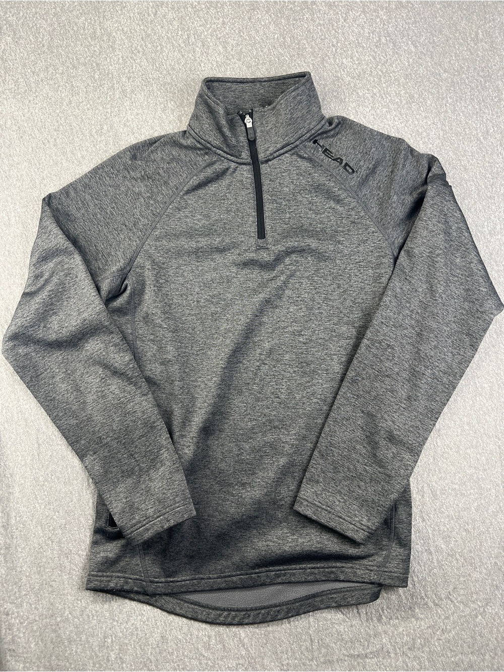 HEAD Men’s Gray Quarter-Zip Performance Pullover